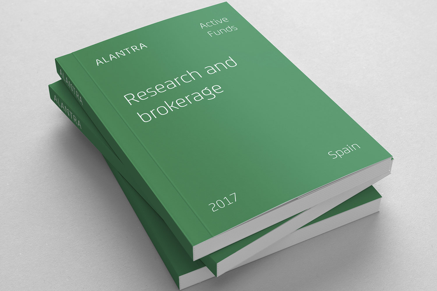 Diseño del Anual Report para Alantra